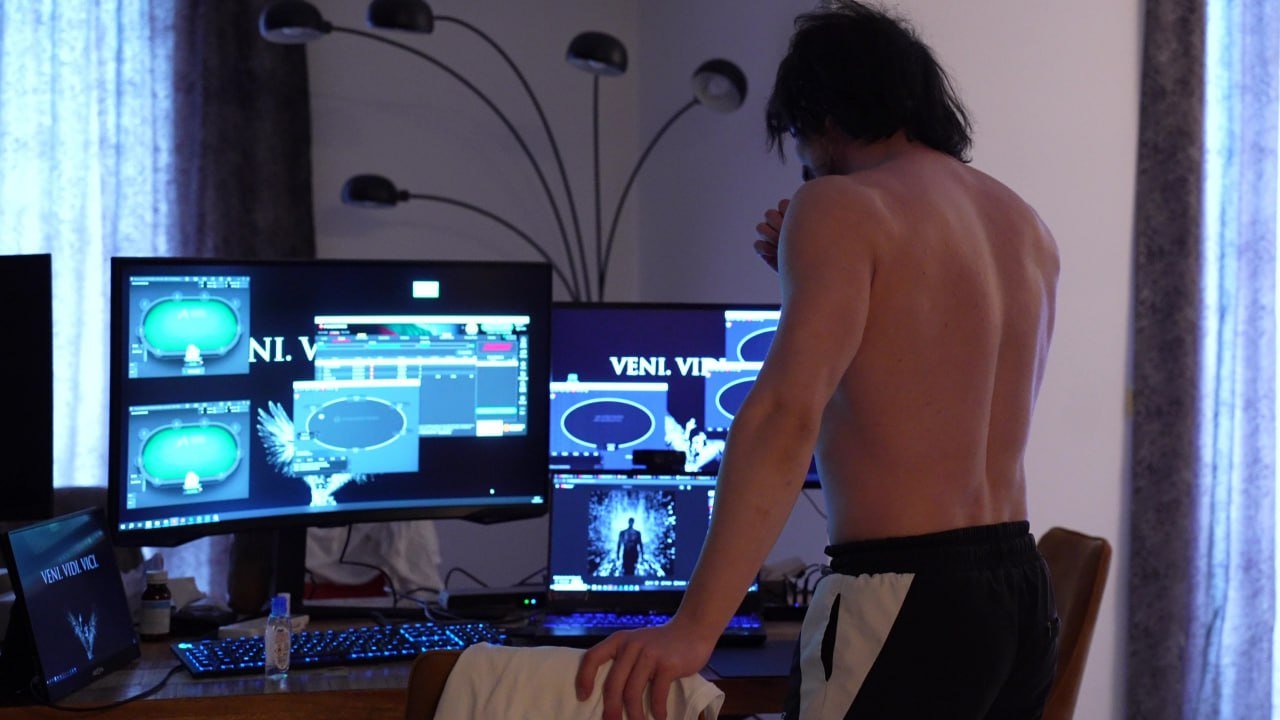 FUUUAAARK at his online poker tables