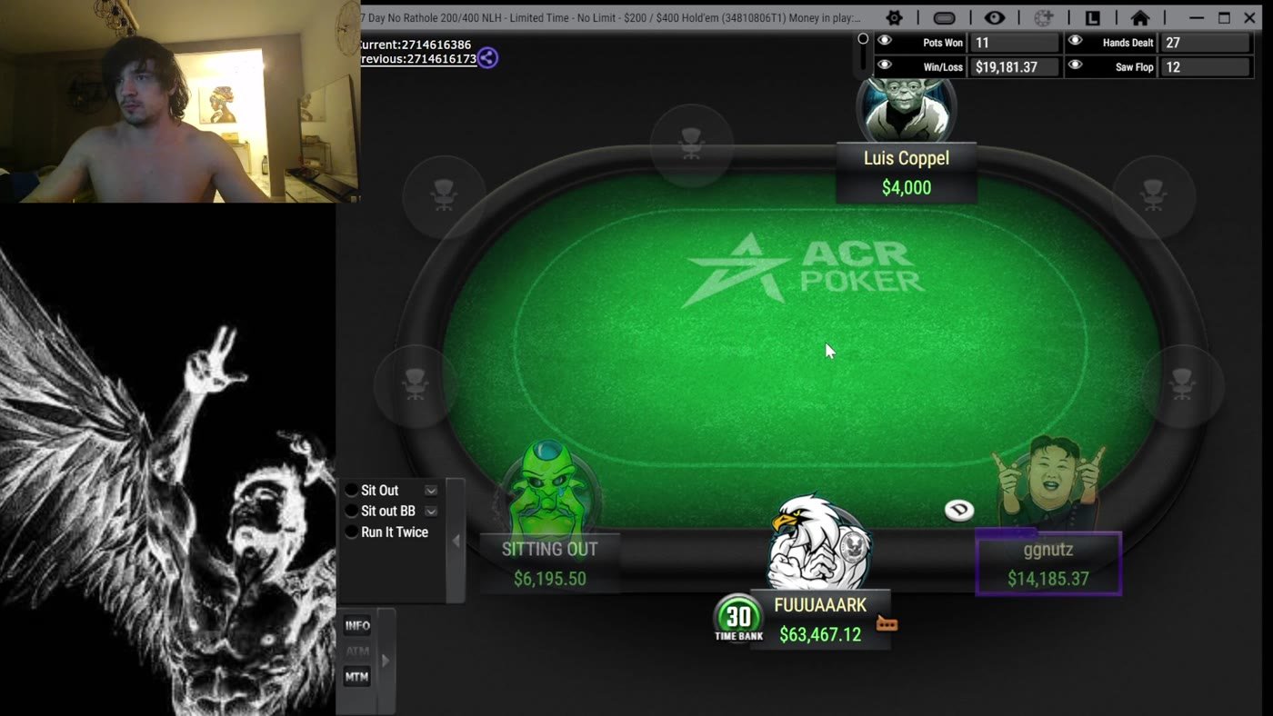 Table high stakes $200/$400, FUUUAAARK avec plus de 63 000 $ en jeu
